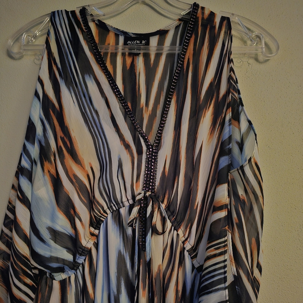 Allen B. By Allen Schwartz Multicolor Maxi Dress